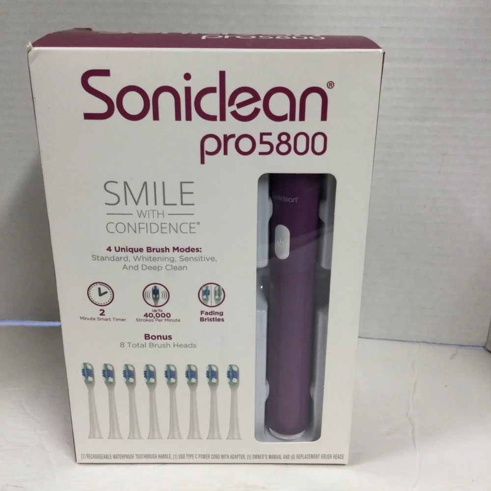 Soniclean pro5800 Electric Toothbrush - Plum